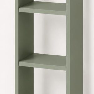 Biblioteca cu 4 rafturi, pal verde, 140 x 50 x 25 cm